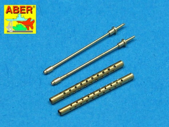 Aber A48 017 Jeu de 2 canons standard de calibre .50 (12,7 mm) pour mitrailleuses d&amp;#39;avion américaines Browning M2 (1/48) – Bild 2