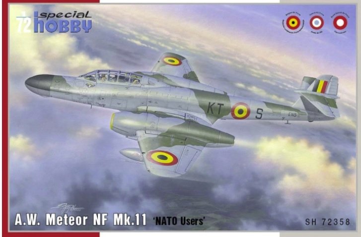 Special Hobby 72358 AW Meteor NF Mk.11 « Utilisateurs de l'OTAN » 1/72