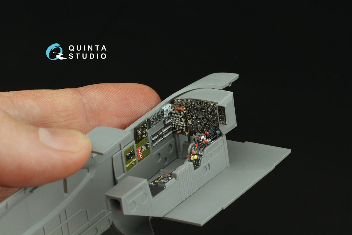 Intérieur imprimé en 3D et coloré sur papier décalcomanie Quinta Studio QD48501 A-26C Invader (ICM) 1/48 – image 14