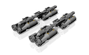 Armory Models ACA4810c MZBD-4UT avec 4 bombes explosives soviétiques OFAB-100-120, kit d&amp;#39;armement en résine avec pièces en photodécoupe, échelle 1/48 – immagine 5