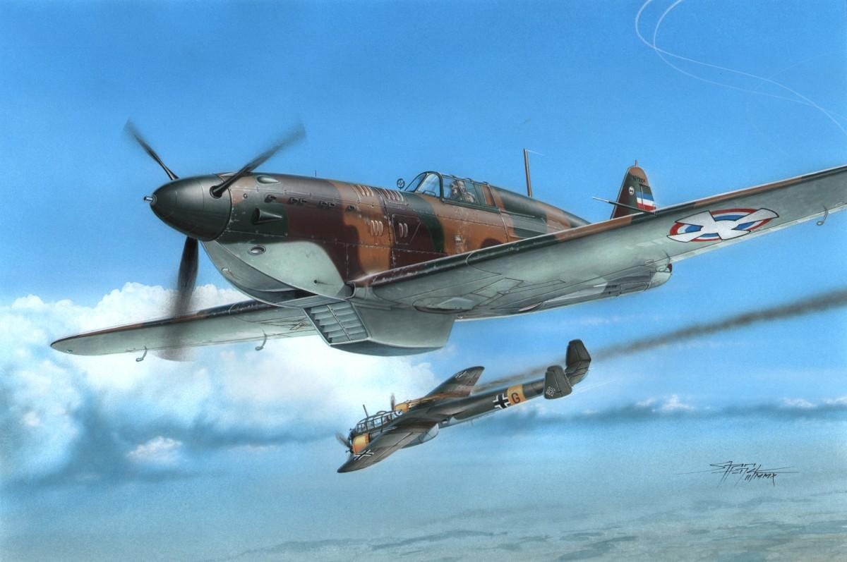 Azur FR012 Rogozarski IK-3 Combats d&amp;#39;avril 1/72