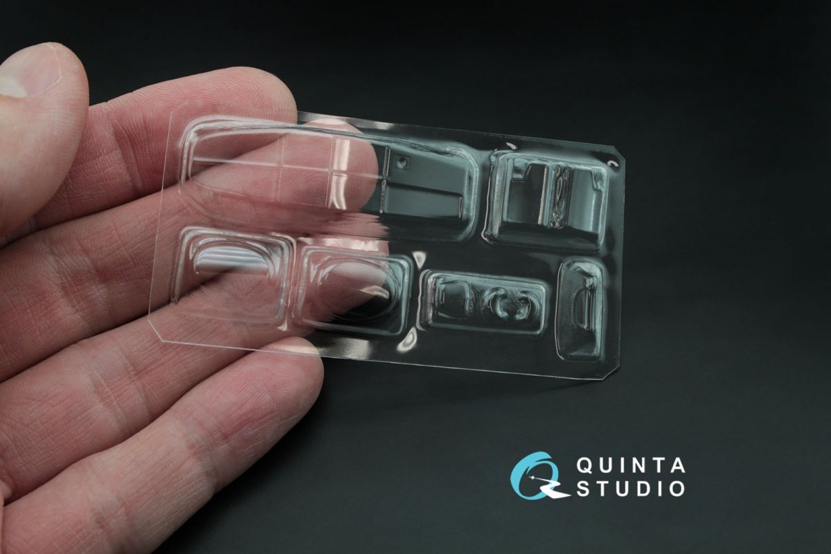 Verrière transparente thermoformée Quinta Studio QC48011 Pe-2 (pour kit Zvezda) 1/48 – image 3