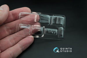 Verrière transparente thermoformée Quinta Studio QC48011 Pe-2 (pour kit Zvezda) 1/48 – image 3