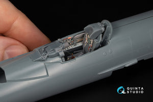 Quinta Studio QD+48551 MiG-21R (gray cockpit panels) 3D-Printed &amp;amp; colored Interior on decal paper (Eduard) (with 3D-printed resin parts) 1/48 – image 2