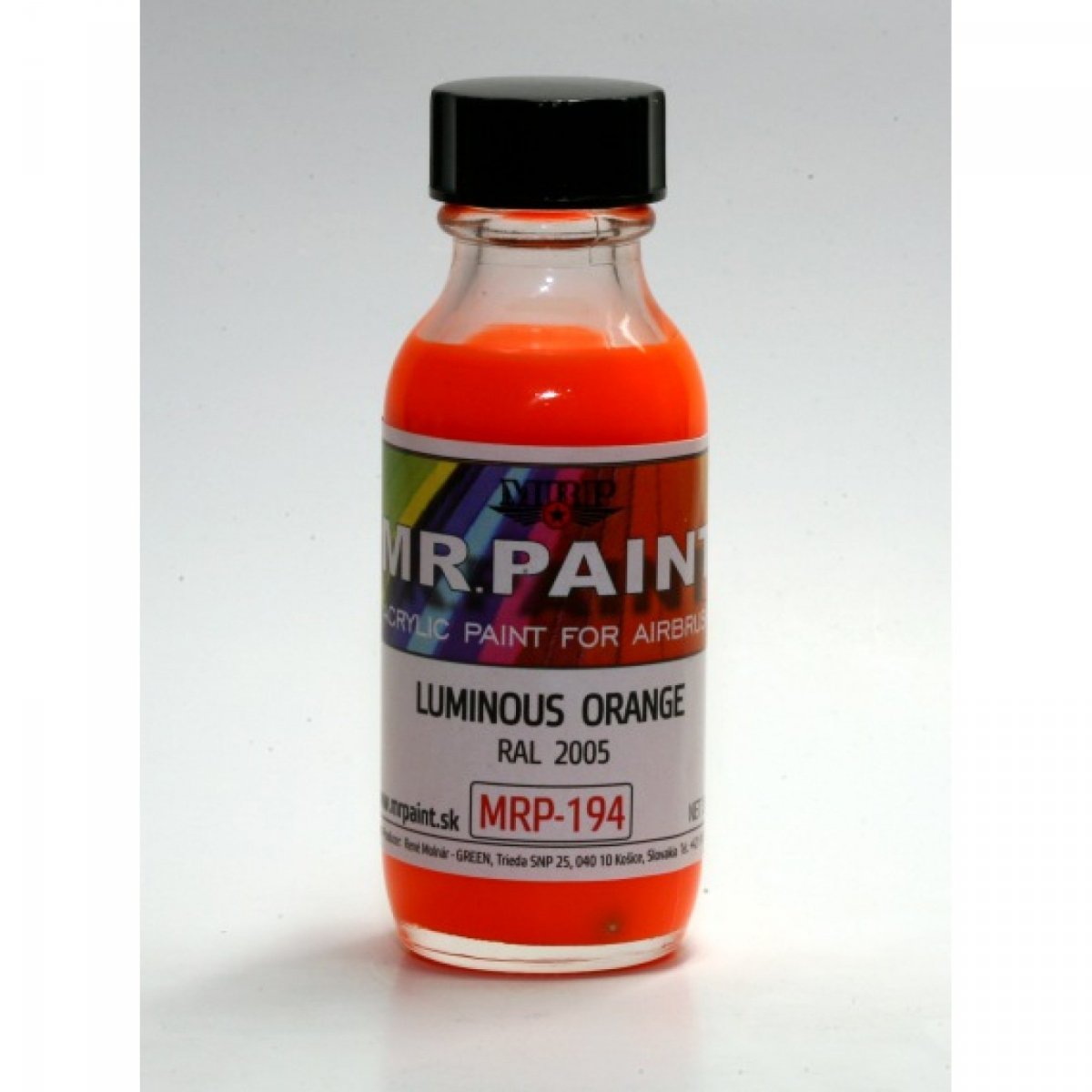 MR. Paint MRP-194 LUMINOUS ORANGE RAL 2005 30ml – zdjęcie 2