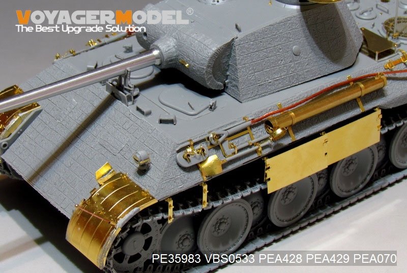 Maquette Voyager PE35983 Char Panther D allemand de la Seconde Guerre mondiale, version tardive de base, pour TAKOM 2104, échelle 1/35 – immagine 15