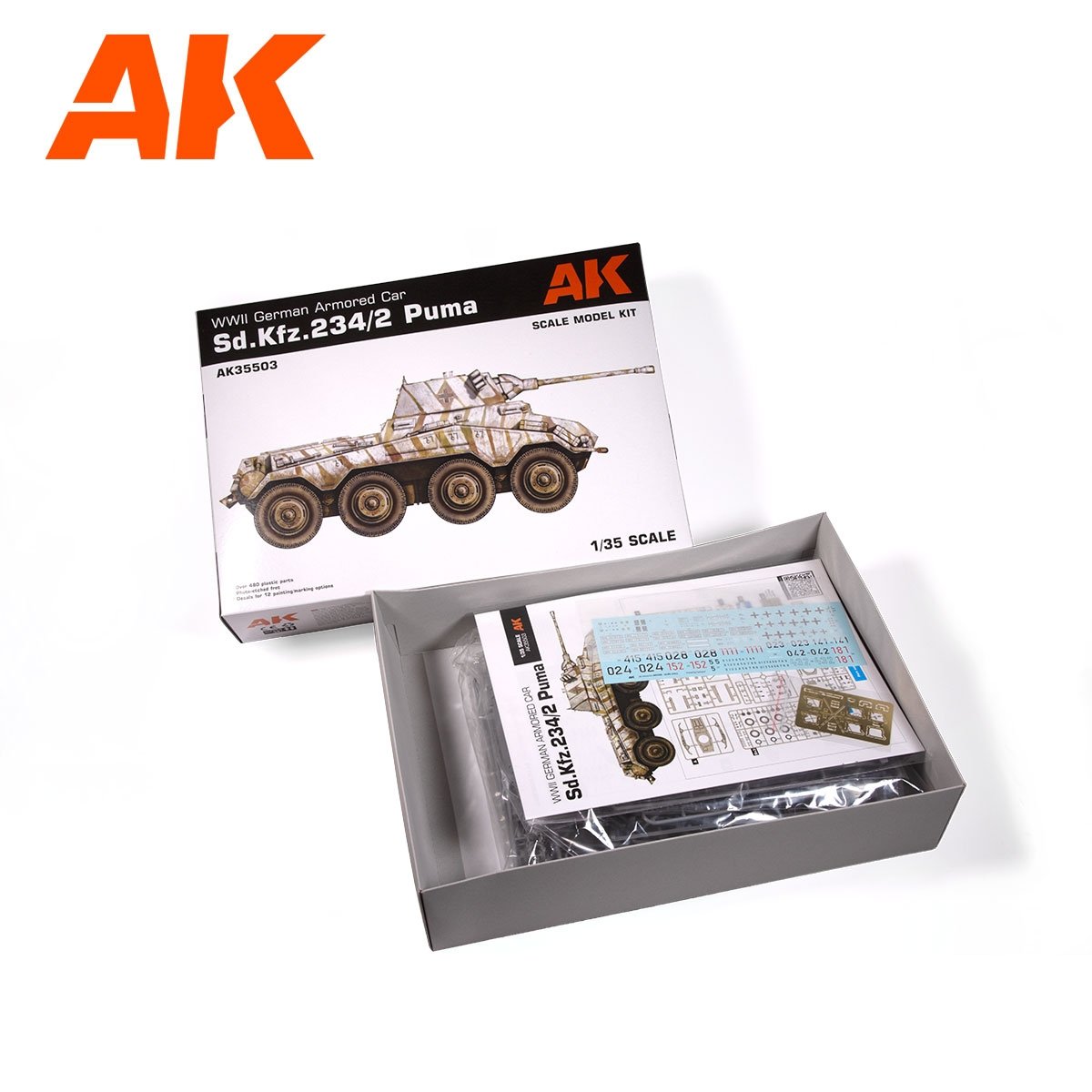 AK Interactive AK35503 SD.KFZ.234/2 PUMA 1/35  – imagen 2
