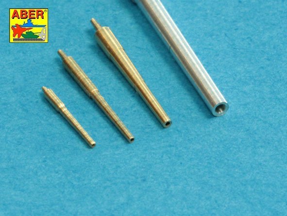 Ensemble de barils Aber 350L-74 pour les cuirassés allemands de la Première Guerre mondiale : König ; Grosser Kurfürst; Markgraf; Kronprinz 305 mm x 10, 150 mm x 14, 88 mm x 10 (1/350) – image 4