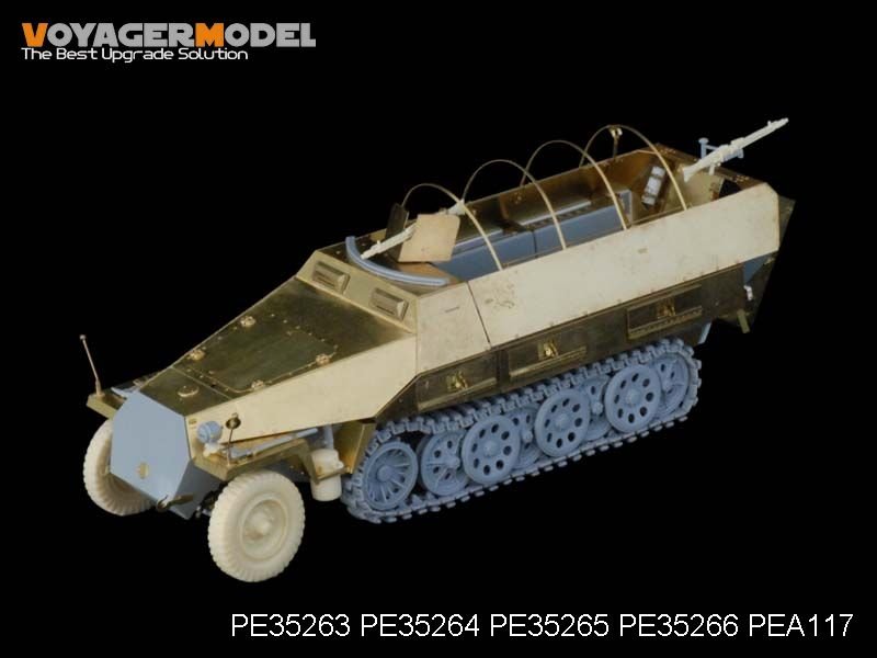 Plancher Voyager Model PE35266 Sd.Kfz.251 Ausf.D allemand de la Seconde Guerre mondiale (pour kit DRAGON) 1/35 – Bild 2