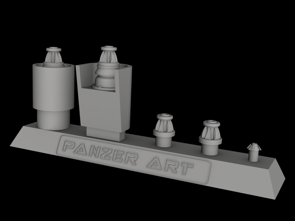 Panzer Art RE35-182 Ensemble d&amp;#39;antennes pour véhicules de commandement allemands, échelle 1/35