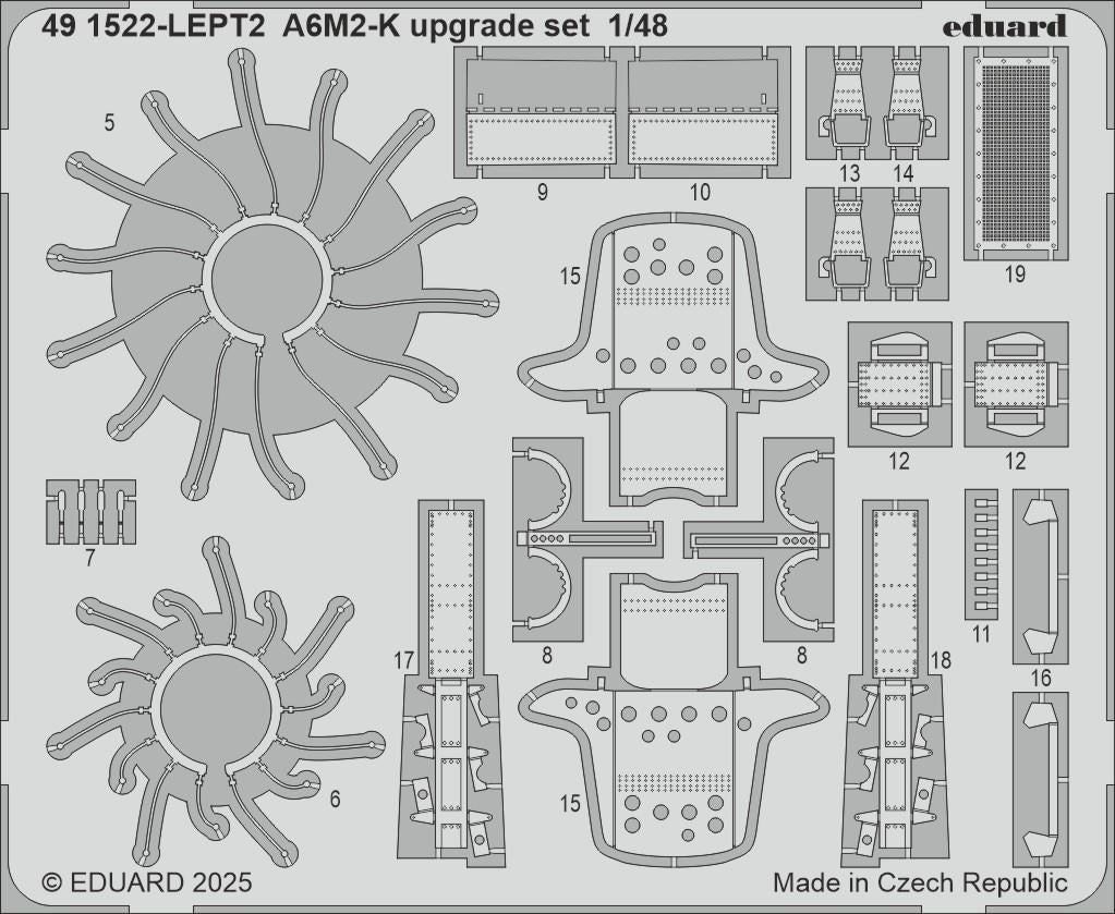 Kit de mise à niveau Eduard 491522 A6M2-K EDUARD 1/48