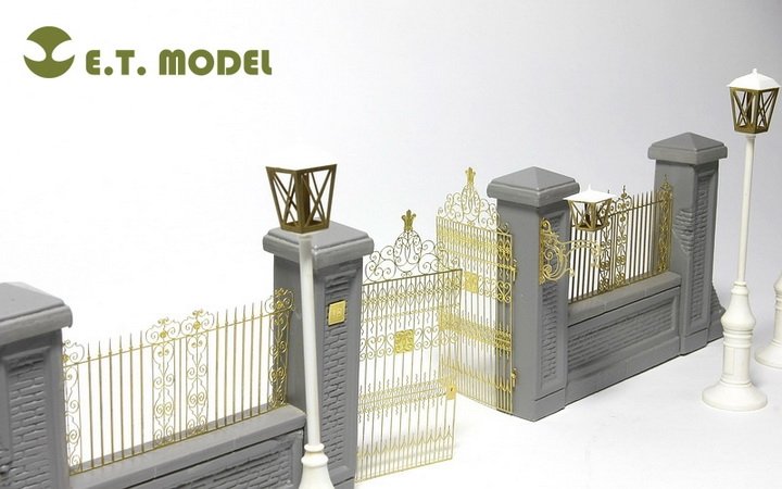 ET modèle J35-001 porte et clôture de parc pour KIT MINIART  – image 3