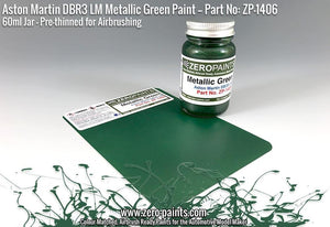 Peinture métallisée vert Aston Martin DBR3S LM Zero Paints ZP-1406, 60 ml – image 4