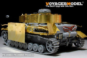 Maquette Voyager PE35994 Garde-boues pour char allemand Pz.Kpfw.IV Ausf.FH de la Seconde Guerre mondiale, modèle Border 35001, échelle 1/35 – imagen 3