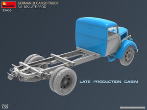 MiniArt 35459 Camion cargo allemand 3 tonnes, production tardive, échelle 1/35 – imagen 9