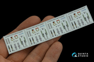 Intérieur imprimé en 3D et coloré sur papier décalcomanie (Kinetic) Quinta Studio QD48270 EA-6B Prowler (ICAP II) 1/48 – Bild 5