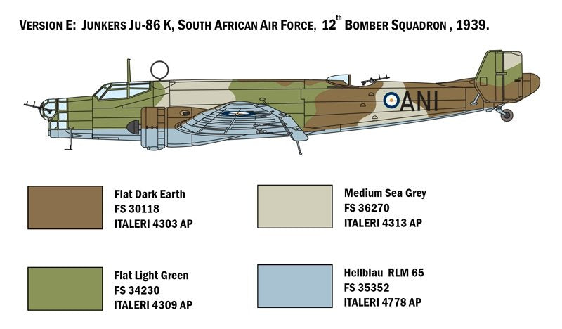 Italeri 1391 JU 86 E1/E2 1/72 – imagen 7