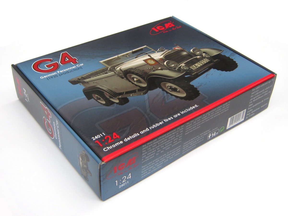 ICM 24011 Type G4 (Production de 1935) Voiture de transport de troupes allemande de la Seconde Guerre mondiale, échelle 1/24 – immagine 2