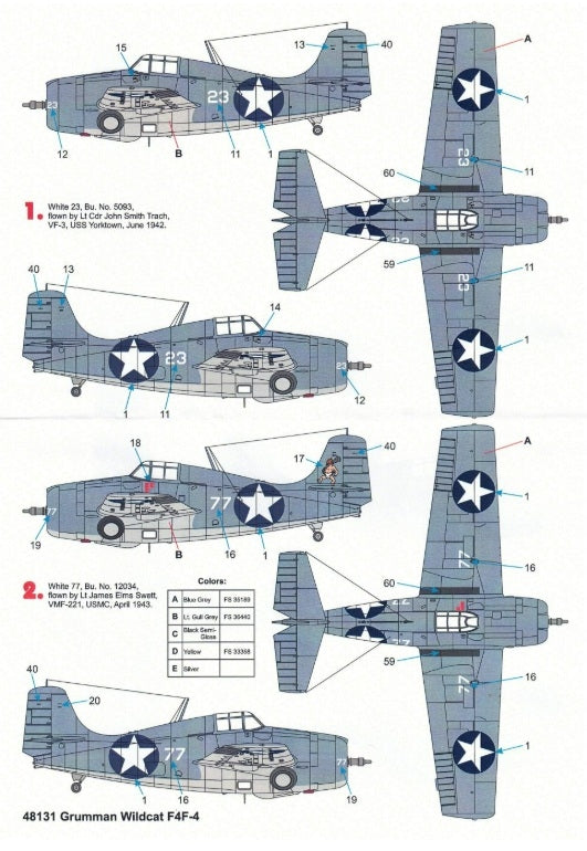 Techmod 48131 Grumman F4F-4 Wildcat 1/48 – imagen 2