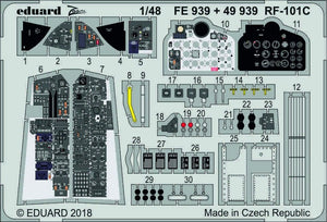 Intérieur Eduard 49939 RF-101C 1/48 KITTY HAWK