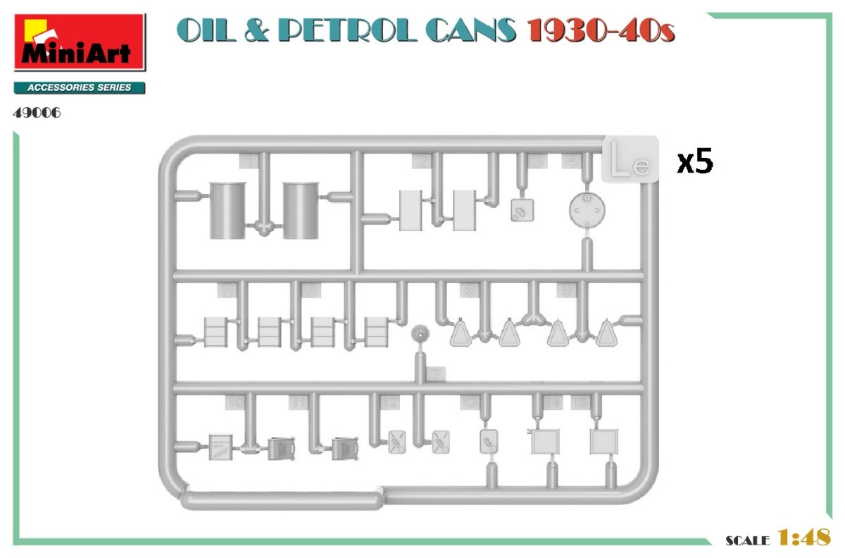 MiniArt 49006 CANONS D&amp;#39;HUILE ET D&amp;#39;ESSENCE ANNÉES 30-40 1/48 – image 3