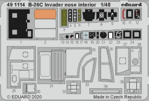 Eduard 491114 Intérieur du nez du B-26C Invader 1/48