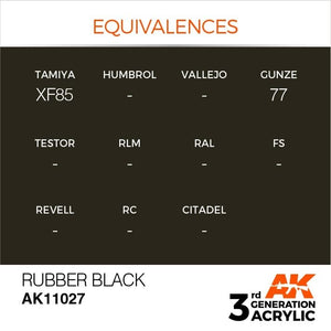 AK Interactive AK11027 Caoutchouc Noir 17 ml – image 3