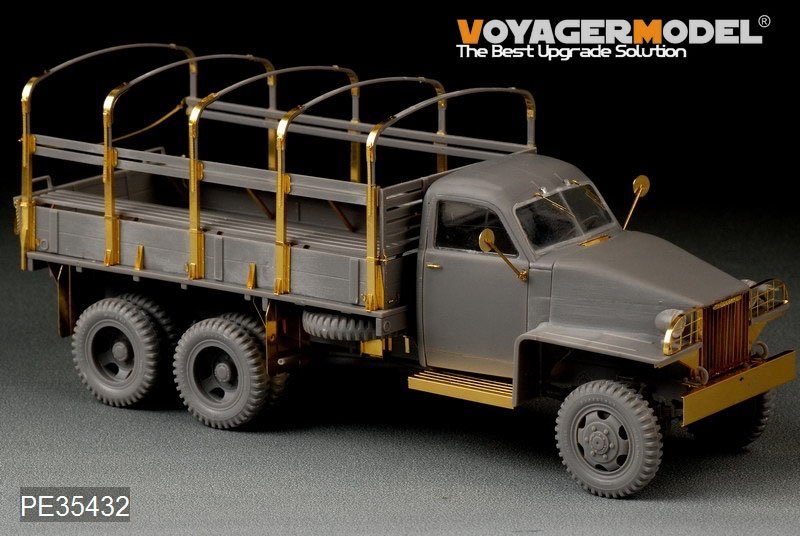 Maquette Voyager PE35432 Camion Studebaker US6 russe de la Seconde Guerre mondiale pour ITALERI 6499 / ICM 35511 1/35  – immagine 12