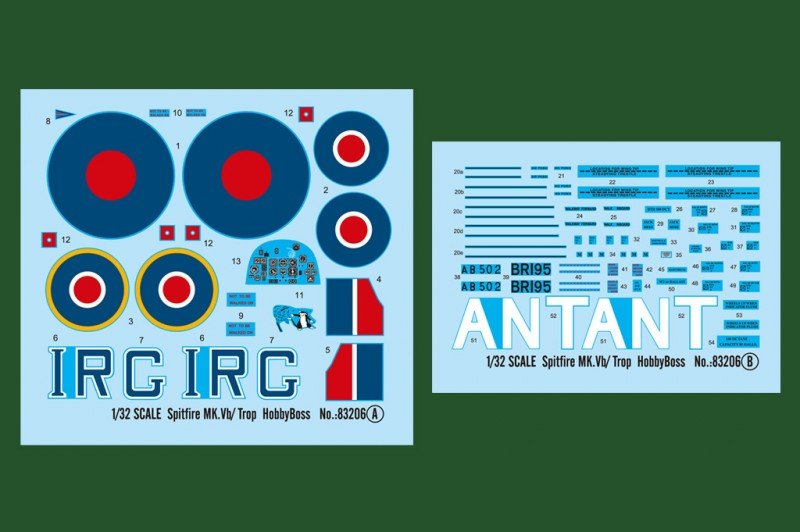 Hobby Boss 83206 Spitfire MK.Vb/Trop 1/32 – immagine 8
