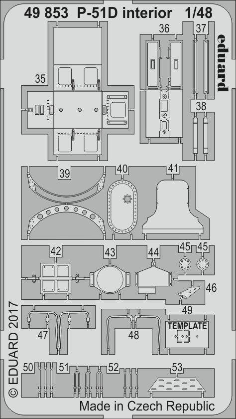 Eduard 49853 P-51D intérieur AIRFIX 1/48 – image 2