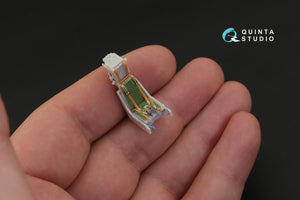 Intérieur imprimé en 3D et coloré sur papier décalcomanie Quinta Studio QD48113 Mirage 2000C (pour kit Kinetic) 1/48  – immagine 4