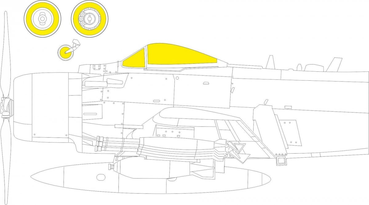 Eduard 644176 A-1H LööKplus TAMIYA 1/48 – Bild 4