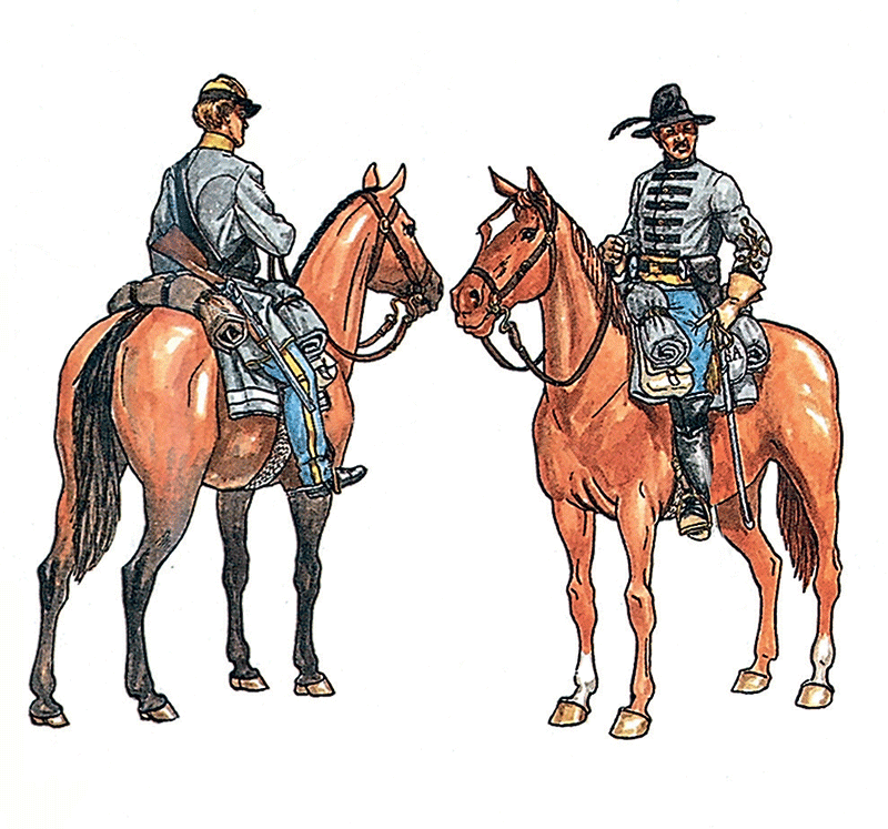 Italeri 6011 Confederate Cavalry 1/72 – zdjęcie 4