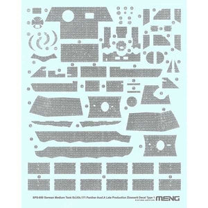 Maquette Meng SPS-050 Panther Zimmerit A 1/35