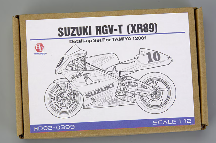 Hobby Design HD02-0399 Suzuki RGV-T (XR89) (Pièces photodécoupées + Pièces métalliques + Résine) (Pour Tamiya 12081) 1/12