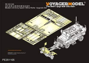 Kit de mise à niveau du rouleau de déminage Spark II de l&amp;#39;armée américaine moderne Voyager Model PE351105 pour PANDA HOBBY 1/35