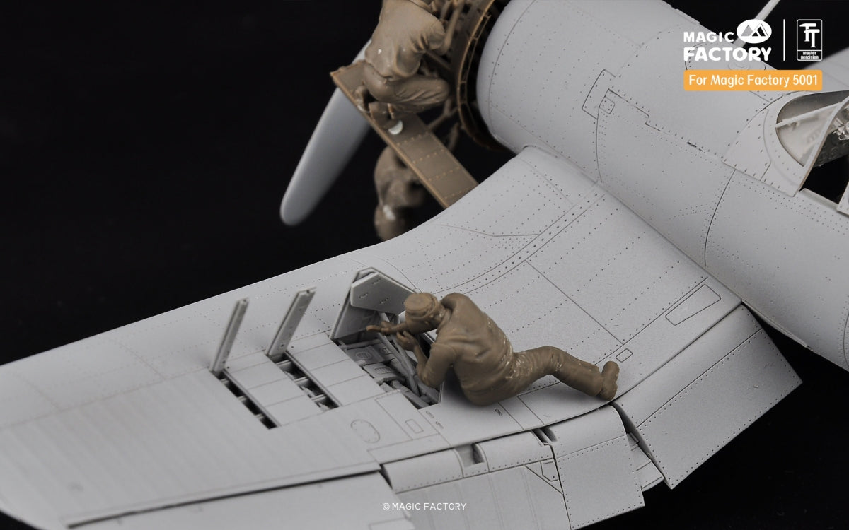 Magic Factory 7507 Coffret d&amp;#39;équipe de service au sol américaine de la Seconde Guerre mondiale, échelle 1/48  – immagine 6