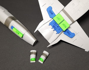 Omask 77249 F-5A/B wheel bay plugs (for Esci, Italeri, Revell, Wolfpack) 1/72 – zdjęcie 2