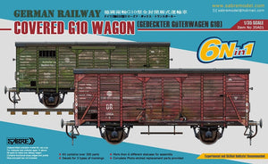 Saber 35A01 Wagon couvert G10 des chemins de fer allemands 1/35