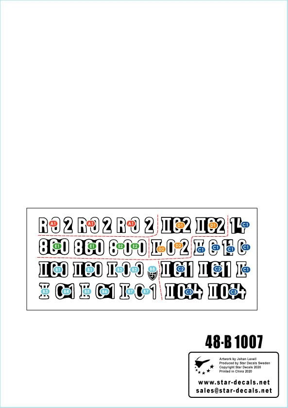 Star Decals 48-B1006 Wiking #1. Panthers of SS-Panzer Reg. 5 Wiking 1/48 – zdjęcie 2