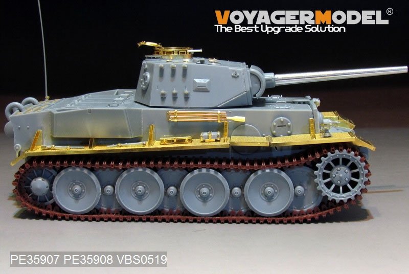 Garde-boues Voyager Model PE35907 pour char allemand Pz.Kpfw.VI Ausf.C/B (VK36.01) de la Seconde Guerre mondiale, compatibles avec RENOSYS au 1/35 – image 4
