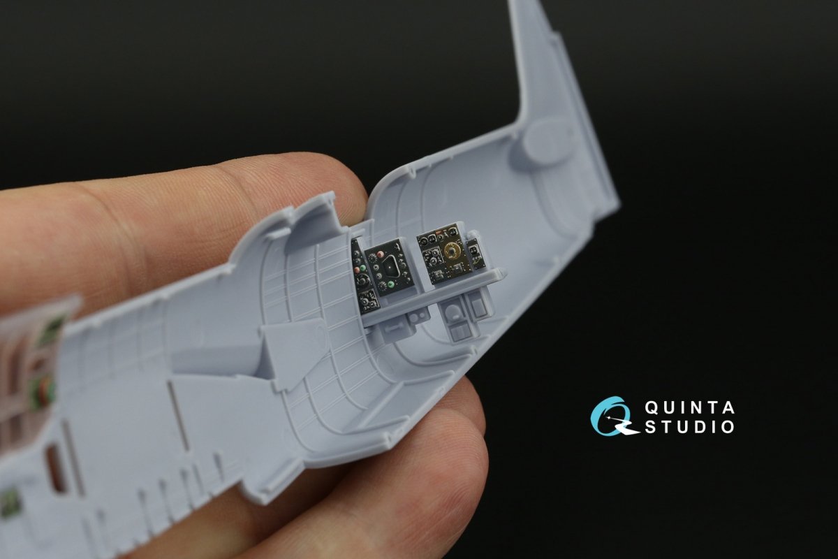 Intérieur imprimé en 3D et coloré sur papier décalcomanie Quinta Studio QDS-48378 Bristol Blenheim Mk.I (Airfix) (Petite version) 1/48 – image 6