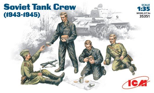 ICM 35351 Équipage de char soviétique 1943-1945 (1/35)