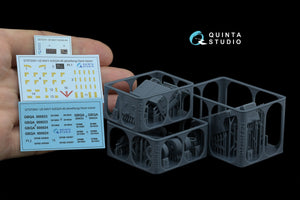 Quinta Studio QT72017 US NAVY AS32A-49 Tracteur de pont, version courte/longue, kit complet 1/72 – Bild 2