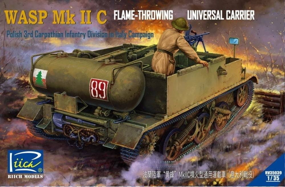 Riich RV35039 Transporteur universel Wasp Mk.IIC de l&amp;#39;armée polonaise au 1/35