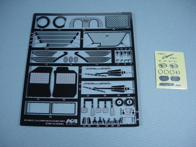 KA Models KE-24010 Daihatsu Copen Detail-up Pièce gravée 1/24