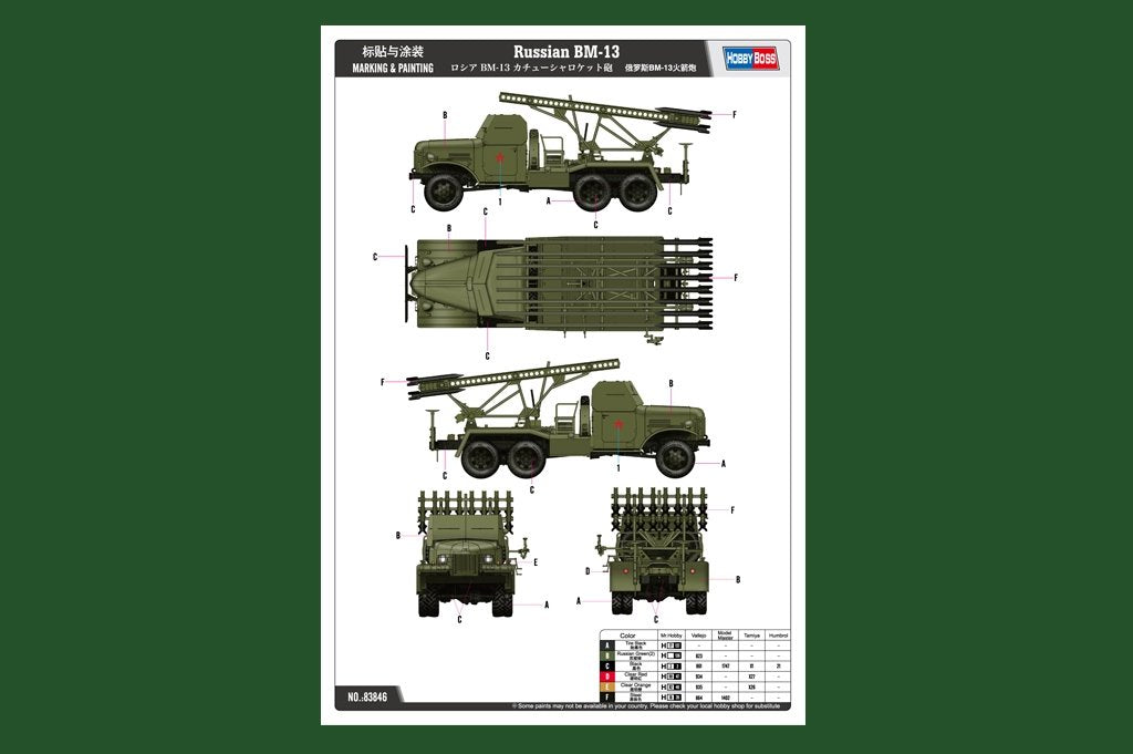 Hobby Boss 83846 BM-13N russe (1/35) – Bild 2