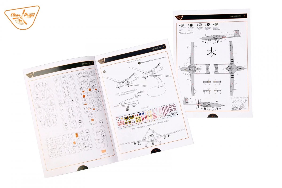 Clear Prop! CP4812 TB.2 UAV en service polonais - Kit de démarrage 1/48 – image 12