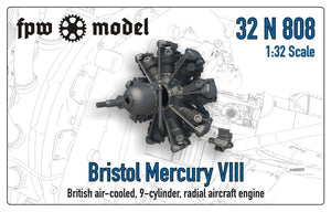 Maquette FPW 32N808 Bristol Mercury VIII (Complète) 1/32