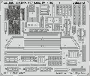 Edouard 36485 Sd. Kfz. 167 StuG IV MODÈLE RYEFIELD 1/35